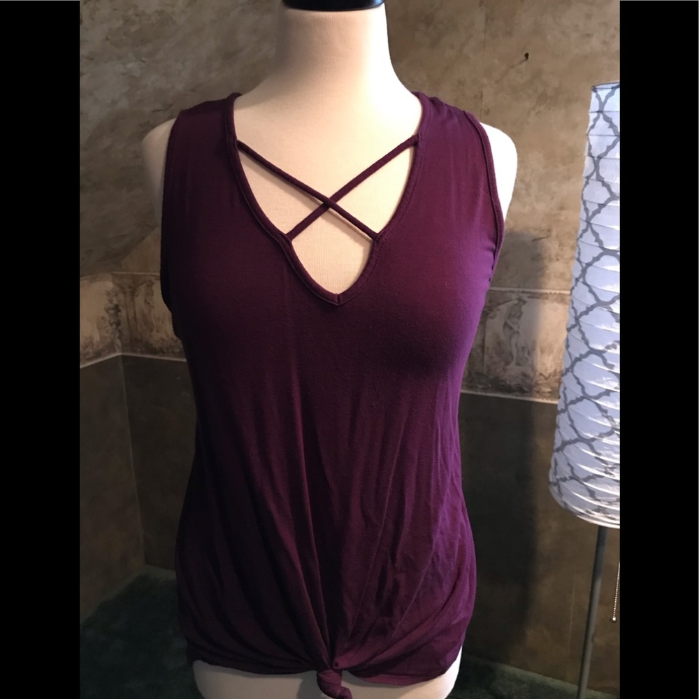 Purple tank